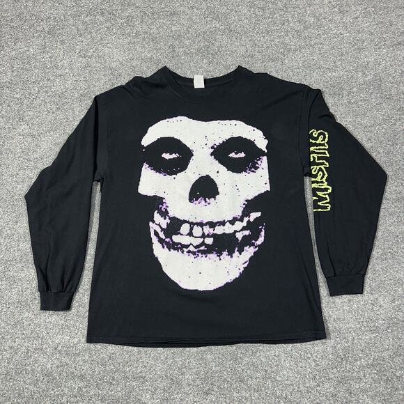 Gildan Other - The Original Misfits XL Long Sleeve Shirt Black Band Thrash GUC Cotton